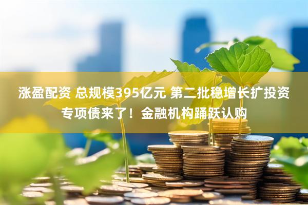 涨盈配资 总规模395亿元 第二批稳增长扩投资专项债来了！金融机构踊跃认购